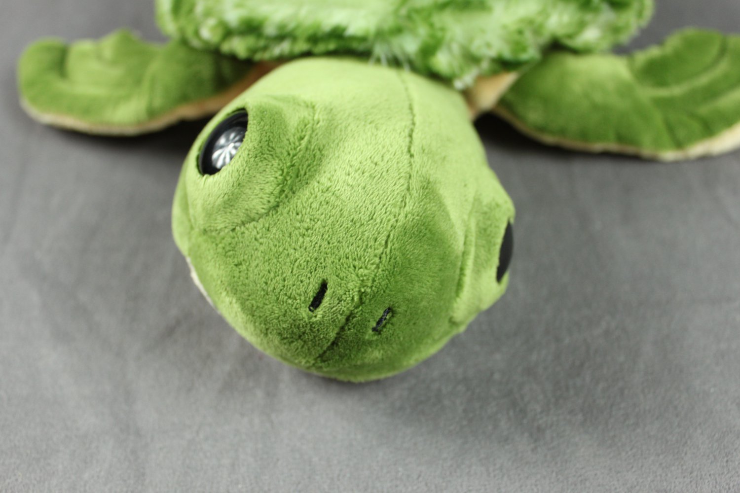 green stuffed turtle