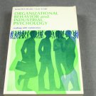 Organizational Behavior and Industrial Psychology