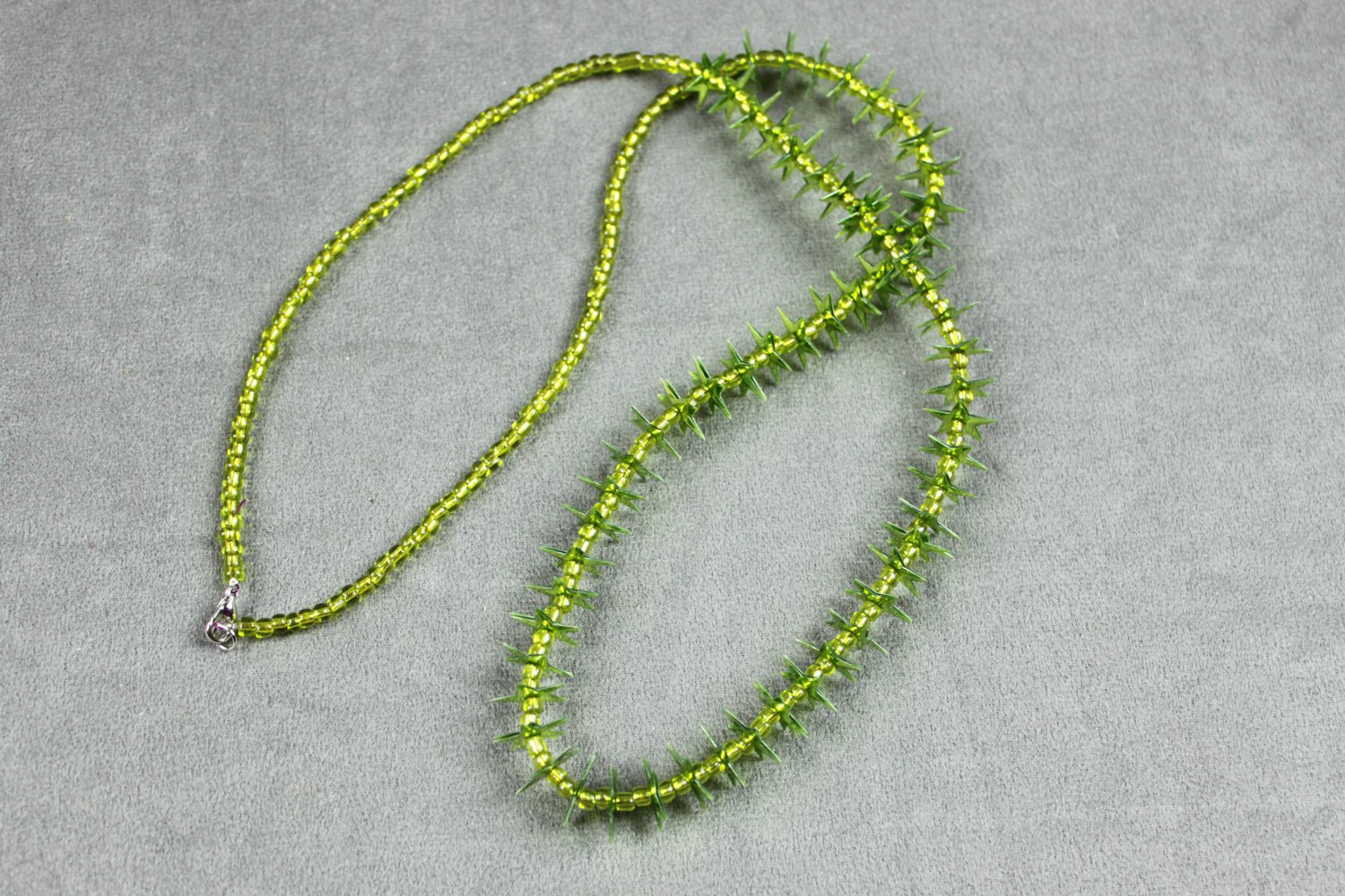 Long Green Necklace