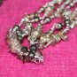Champagne Multistrand Necklace