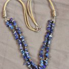 Denim Blues Necklace