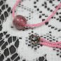 Handmade Pink Floating Bead Necklace
