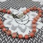 Peach Stone Necklace