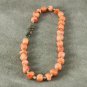 Peach Stone Necklace