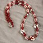 Handmade Red and Silver Necklace