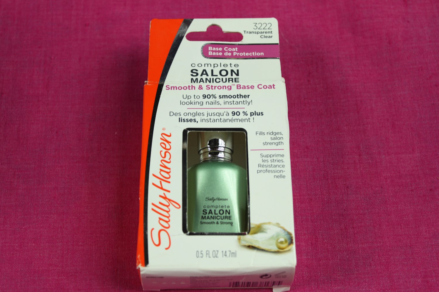 Sally Hansen COMPLETE SALON MANICURE SMOOTH & STRONG BASE COAT #3222