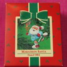 Marathon Santa Hallmark Keepsake Ornament 1984