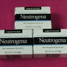 Neutrogena Transparent Facial Bar 3.5 oz, Original Formula 3 pack