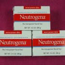 Neutrogena Transparent Facial Bar 3.5 oz, Acne Prone Formula 3 pack
