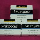 Neutrogena Transparent Facial Bar 3.5 oz, Original Fragrance Free Formula 3 pack
