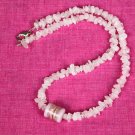 Delicate Pink Handmade Beaded Necklace