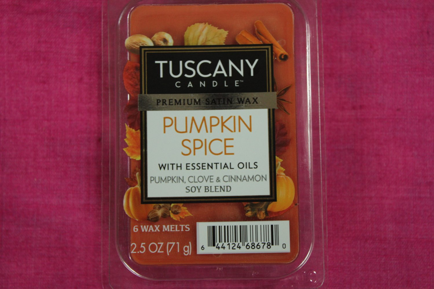 Tuscany Candle Wax Melt Cubes Pumpkin Spice