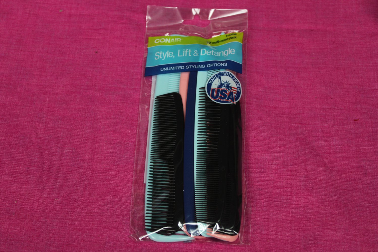 Conair Lift Style and Detangle Multi Comb Set