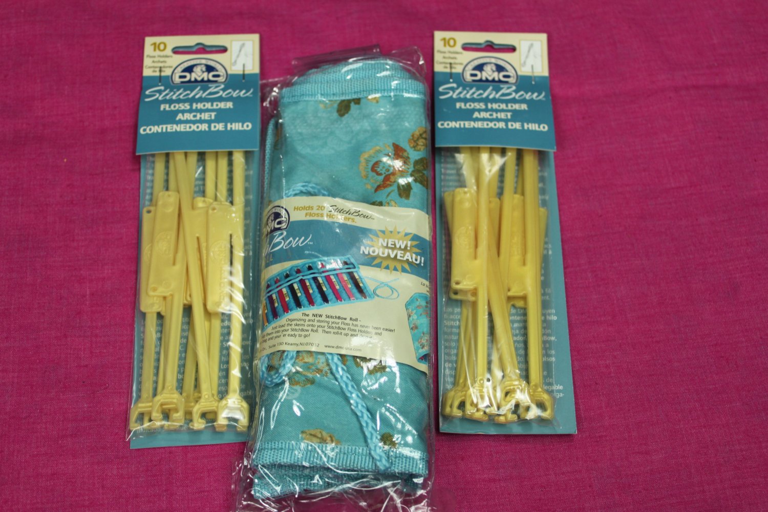 DMC StitchBow Roll and Floss Holders Embroidery Floss Organizer Set