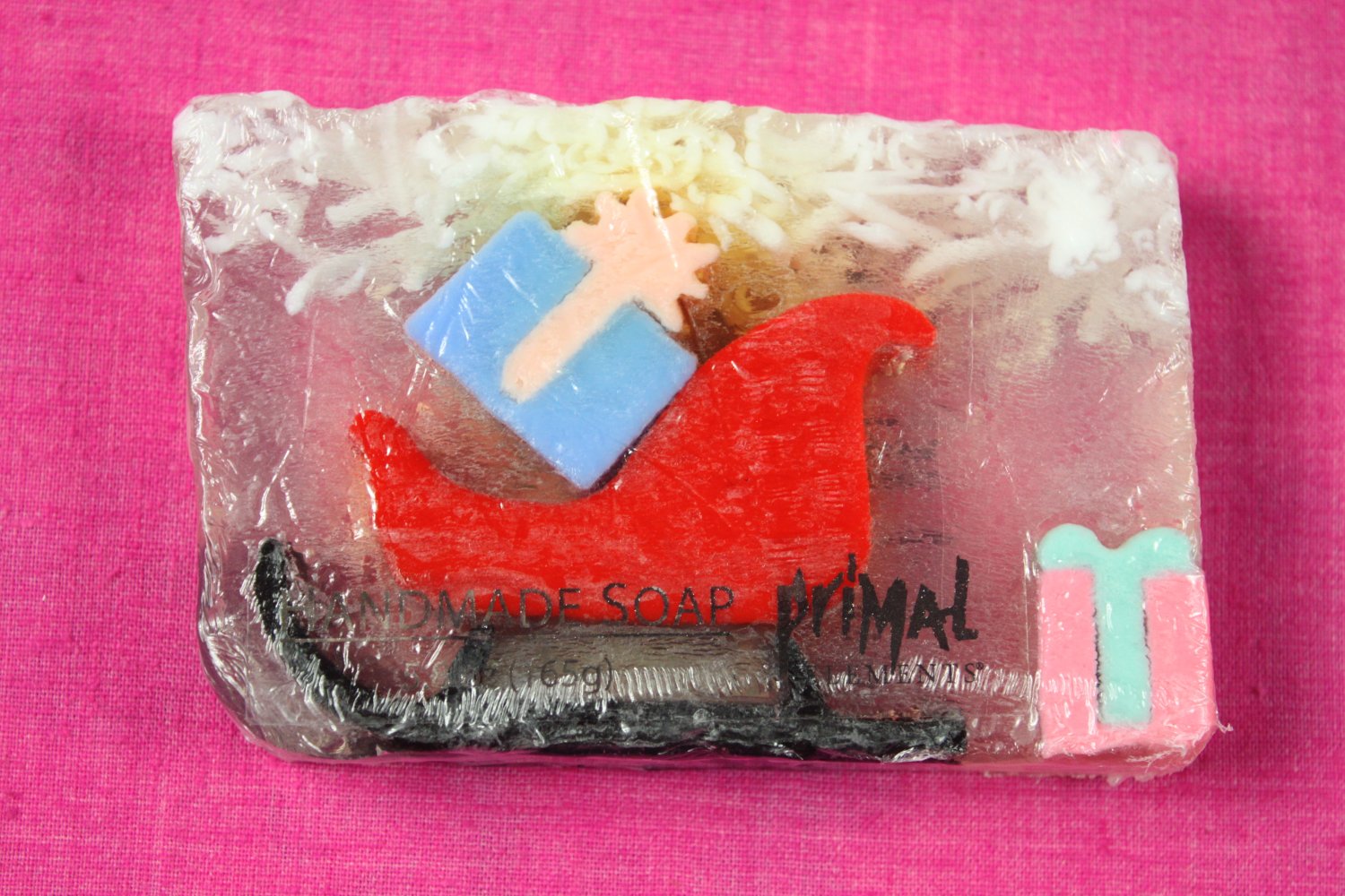 Primal Elements Handmade Soap 5.8 oz. Santa's Sleigh