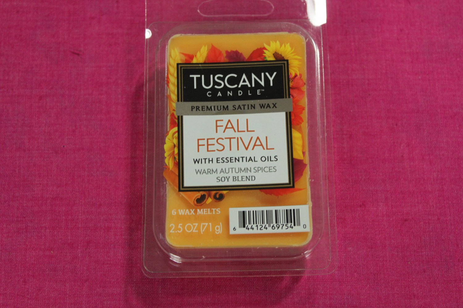 Tuscany Candle Wax Melt Cubes Fall Festival