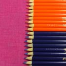 Crayola Single Color Pencils Set of 24 Orange and Blue