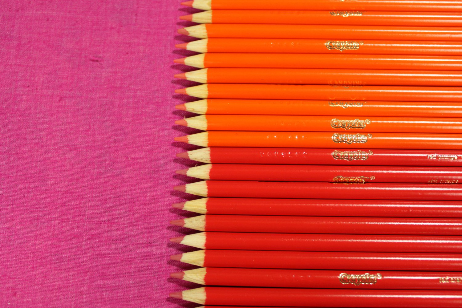 Crayola Single Color Pencils Set of 24 Oranges