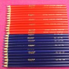 Crayola Single Color Pencils Set of 24 Blue and Red Orange