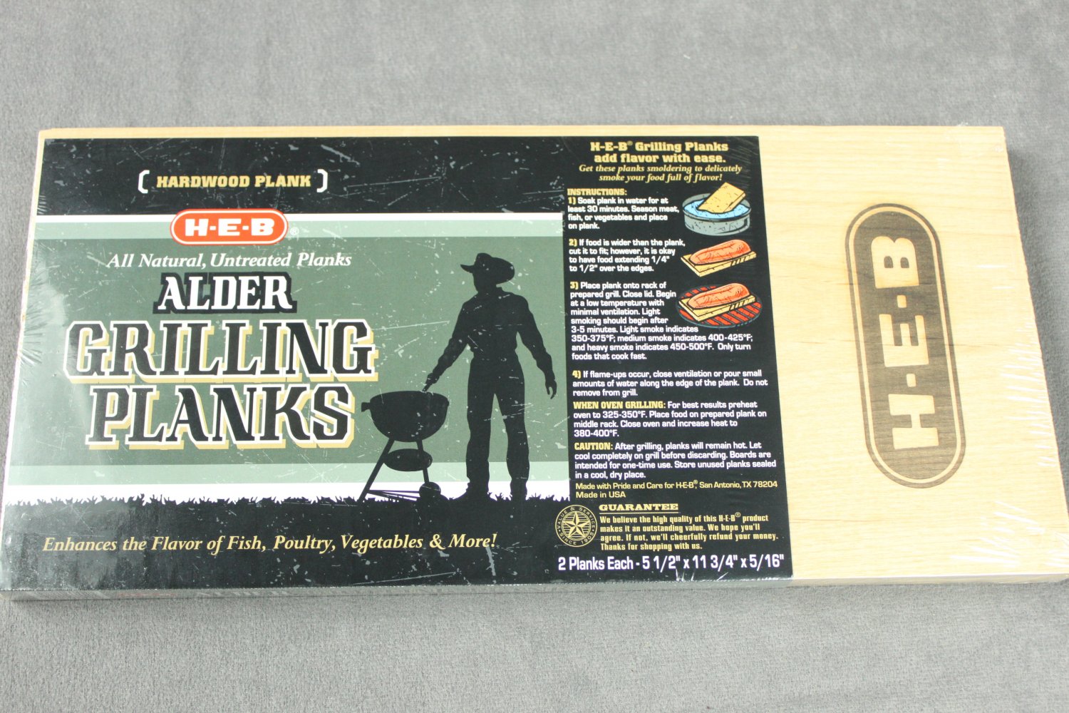 Alder Grilling Planks for Fish Poultry Vegetables