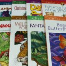 Huge Lot of 10 Creative Haven Adult Coloring Books Group 5