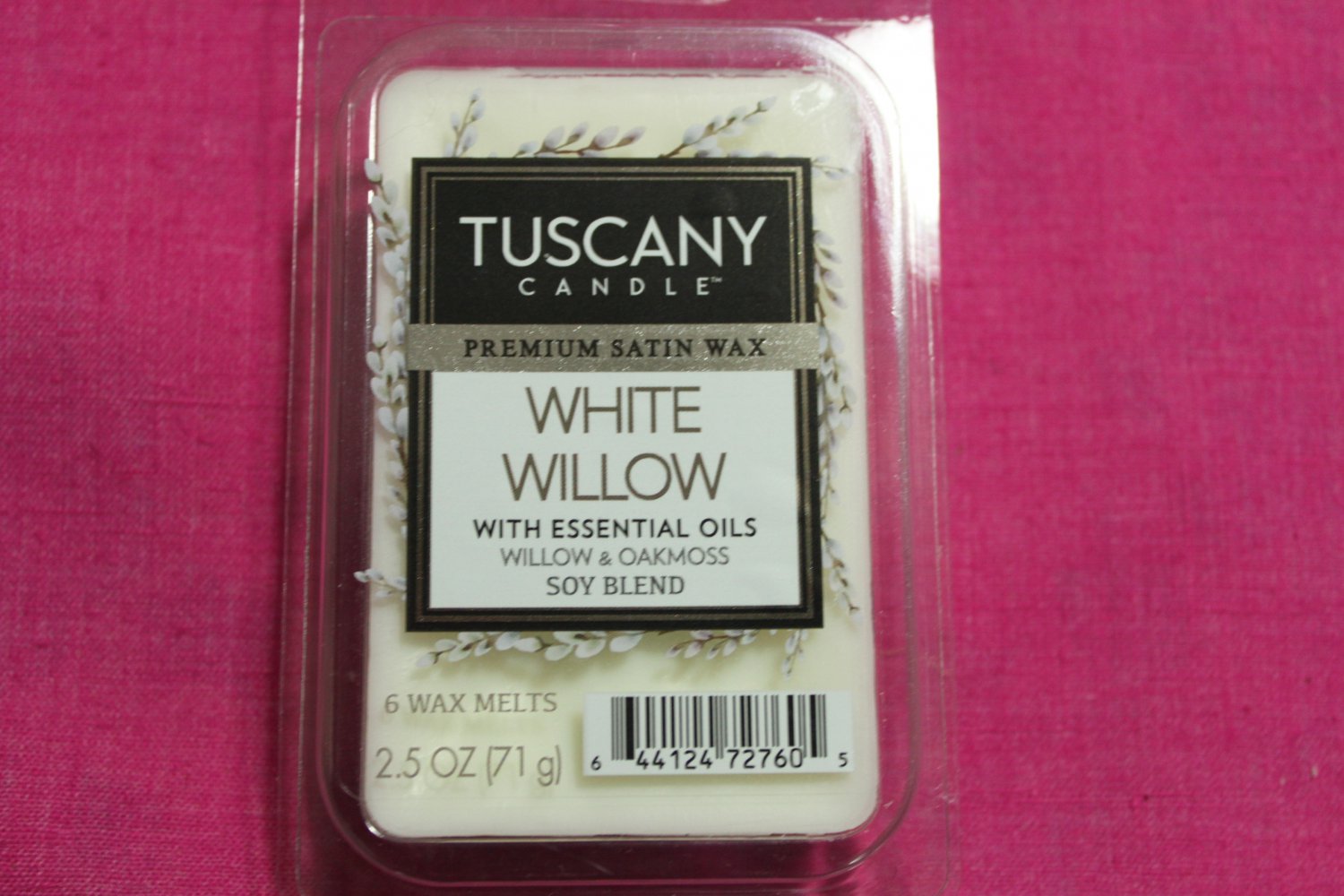 Tuscany Candle Wax Melt Cubes White Willow