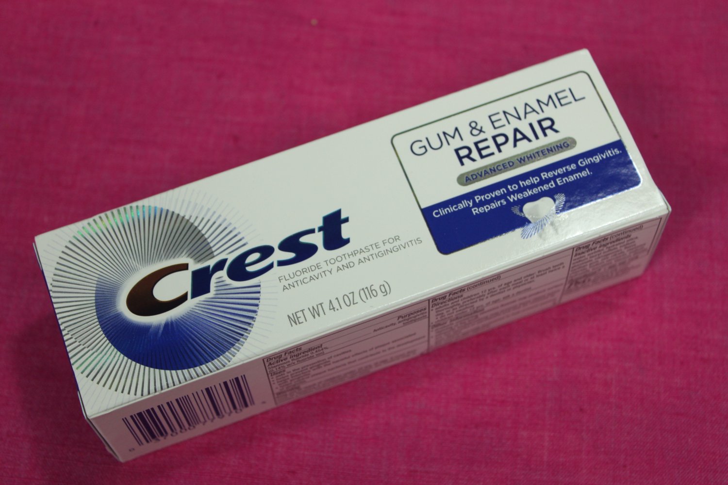 Crest Gum and Enamel Repair Advanced Whitening Toothpaste 4.1oz