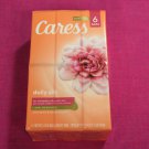Caress Daily Silk Floral Oil Essence White Peach Orange Blossom Pack of 6 Bars