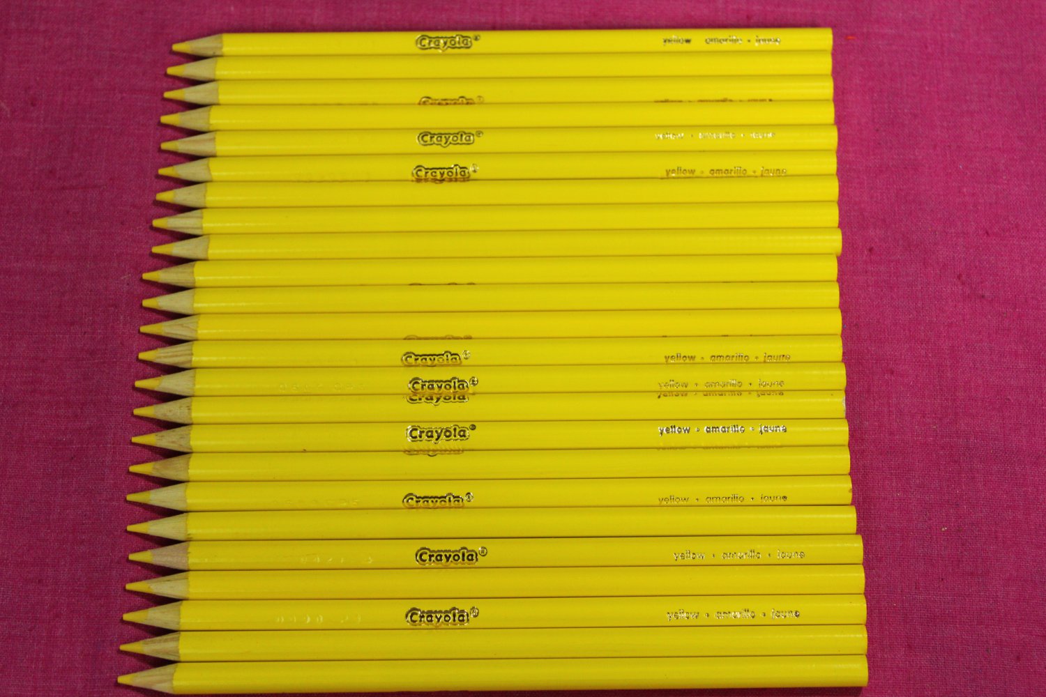 Crayola Single Color Pencils Set of 24 Yellow
