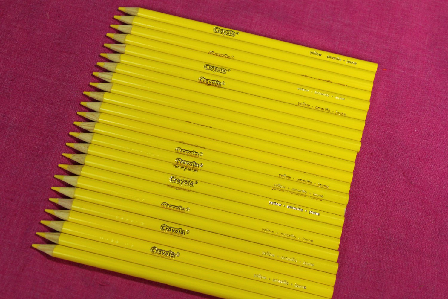 Crayola Single Color Pencils Set of 24 Yellow
