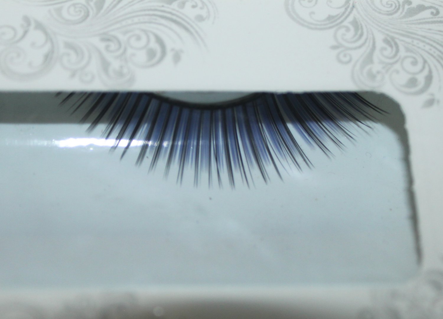 False Eyelashes Halloween Short Blue