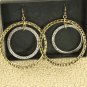 Avon Hammered Hoop Earrings