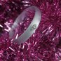 Avon Frosted Embellished Bangle Bracelet - Silvertone