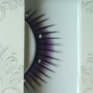 False Eyelashes Halloween Purple with Rhinestones
