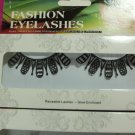 False Eyelashes Halloween Spikes and Stripes Paper