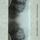 False Eyelashes Halloween Black Lace