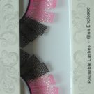 False Eyelashes Halloween Black Pink Gold Lace