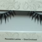 False Eyelashes Halloween Silver Zebra