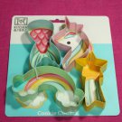 Unicorn Fantasy Cookie Cutter set of 4