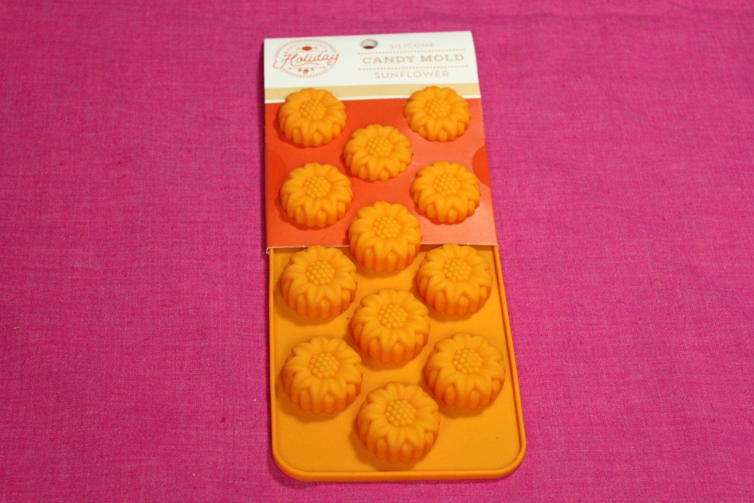 Silicone Candy Mold - Sunflowers