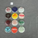 Unused Uncrimped Bottle Caps Lot of 12 Group 2
