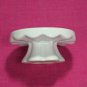 Ceramic Mini Cake Stand Riser White Table