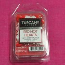 Tuscany Candle Wax Melt Cubes Red Hot Hearts
