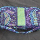 Blue Flowered Makeup Bag