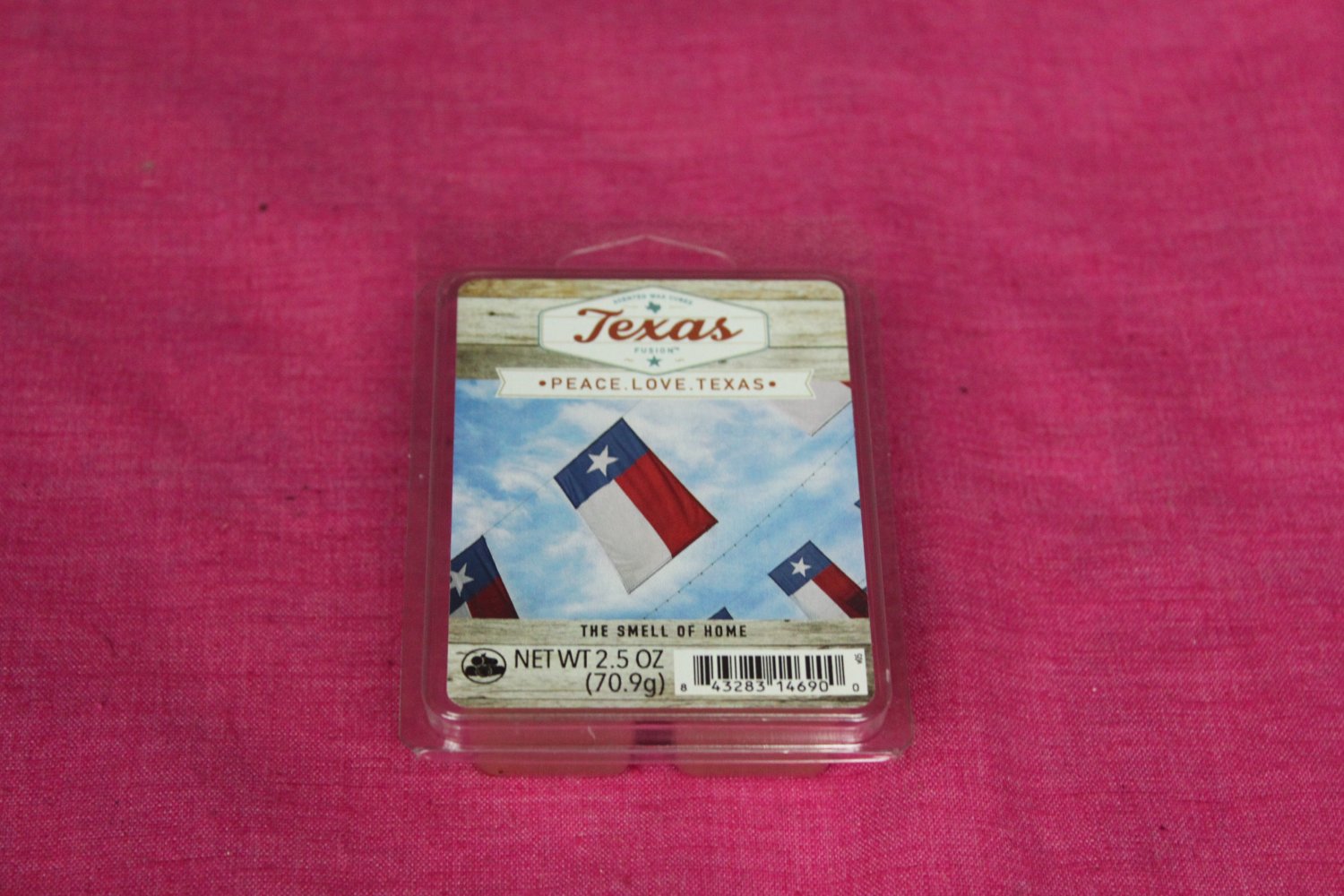 Fusion Peace Love Texas Wax Melt Cubes Special Texas Edition