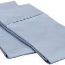 Brans New Soft Light Blue 100% Egyptian Cotton 1000TC Standard (Queen) Size 2pc Pillow Case Solid