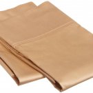 Brans New Soft Beige 100% Egyptian Cotton 1000TC Standard (Queen) Size 2pc Pillow Case Solid