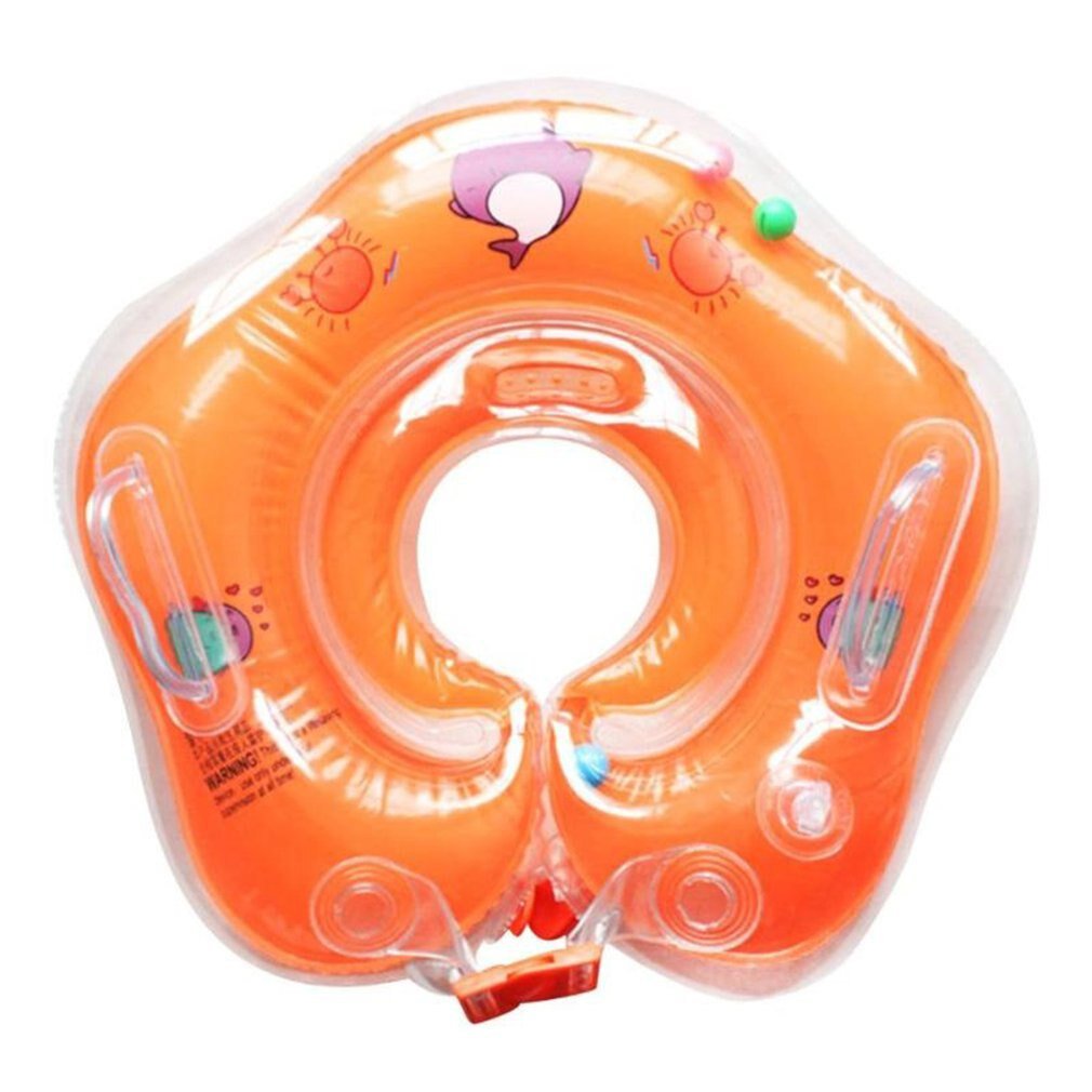 Inflatable Baby Bath Swimming Neck Float Adjustable Safety Aids Circle ...