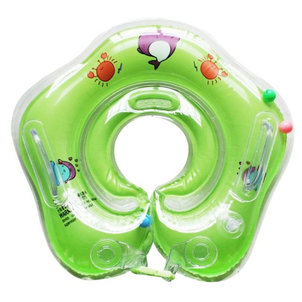 Inflatable Baby Bath Swimming Neck Float Adjustable Safety Aids Circle