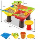 Kids Sand Bucket Water Wheel Table Play Set Toys Outdoor Beach Sandpit Toys Baby Learning Education 